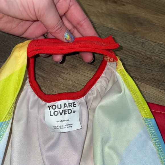 You Are Loved Rainbow Cape - Picture 3 of 6